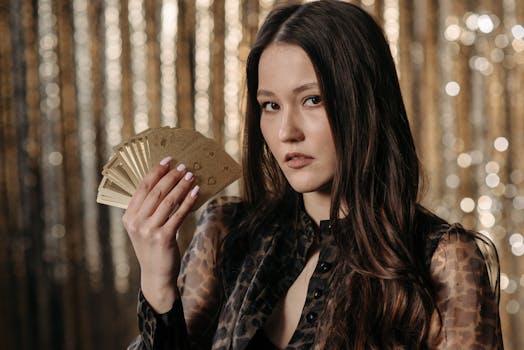 {playing cards on table}