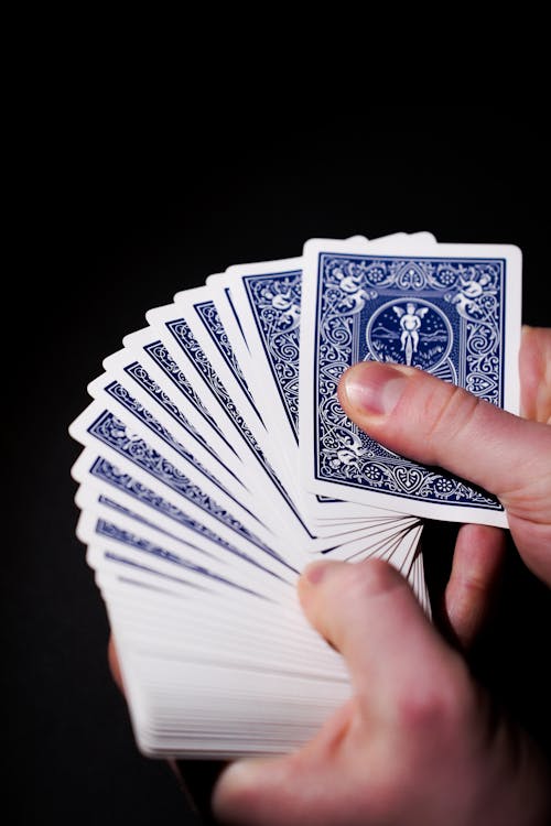 poker table cards