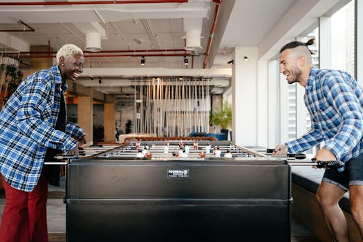 poker table scene