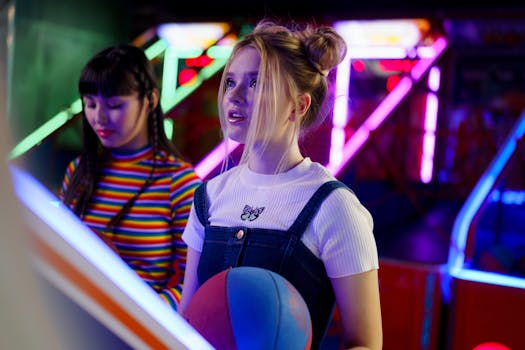 mobile gaming on screen